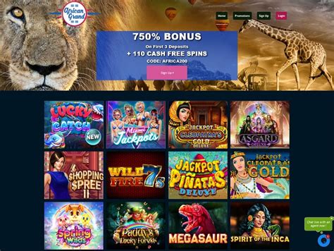 african grand casino 100 free spins|African Grand Casino Review .
